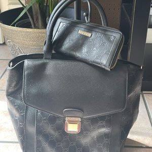 BeBe bag with matching wallet